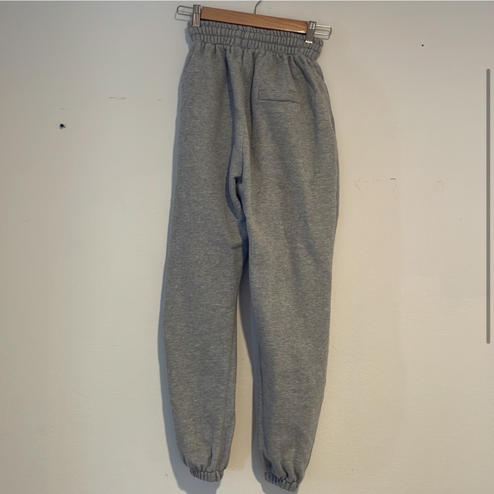 The Frankie Shop Gray Track Pants with Elastic Waistband